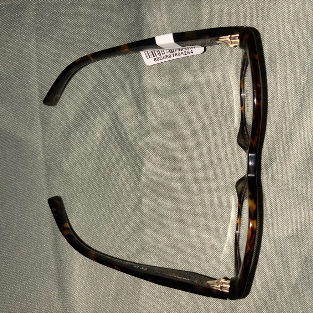 Prada Tortoise Shell Eyeglass Frames - Brown & Bl… - image 3